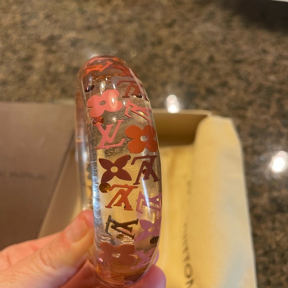 Louis Vuitton Inclusion Monogram Resin Bangle - Picture 8 of 9
